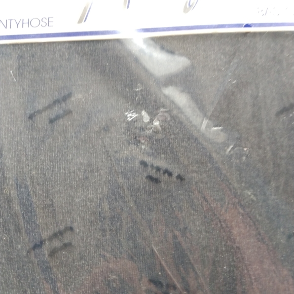 Secret Motif Fashion Design Stockings Panty Hose 70's Navy Vintage Pantyhose - Picture 2 of 5